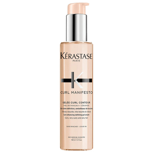 KŽrastase Curl Manifesto Curl Defining Gel-Cream: Enhance Curls, Boost Volume & Control Frizz with Manuka Honey & Ceramides - Sulfate-Free Leave-In Definer