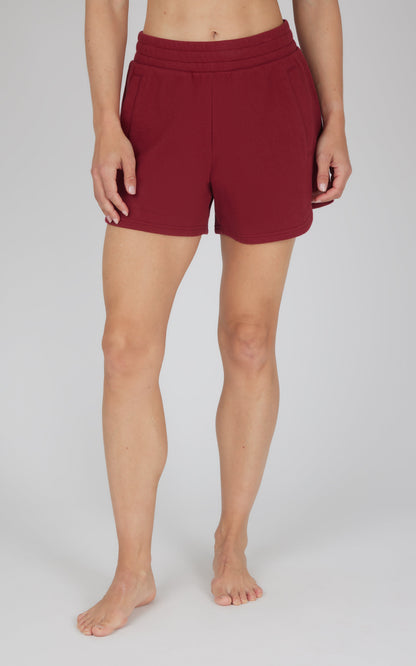 Loop Terry Up Shore Fold Over Short - Our Petal Tone Story