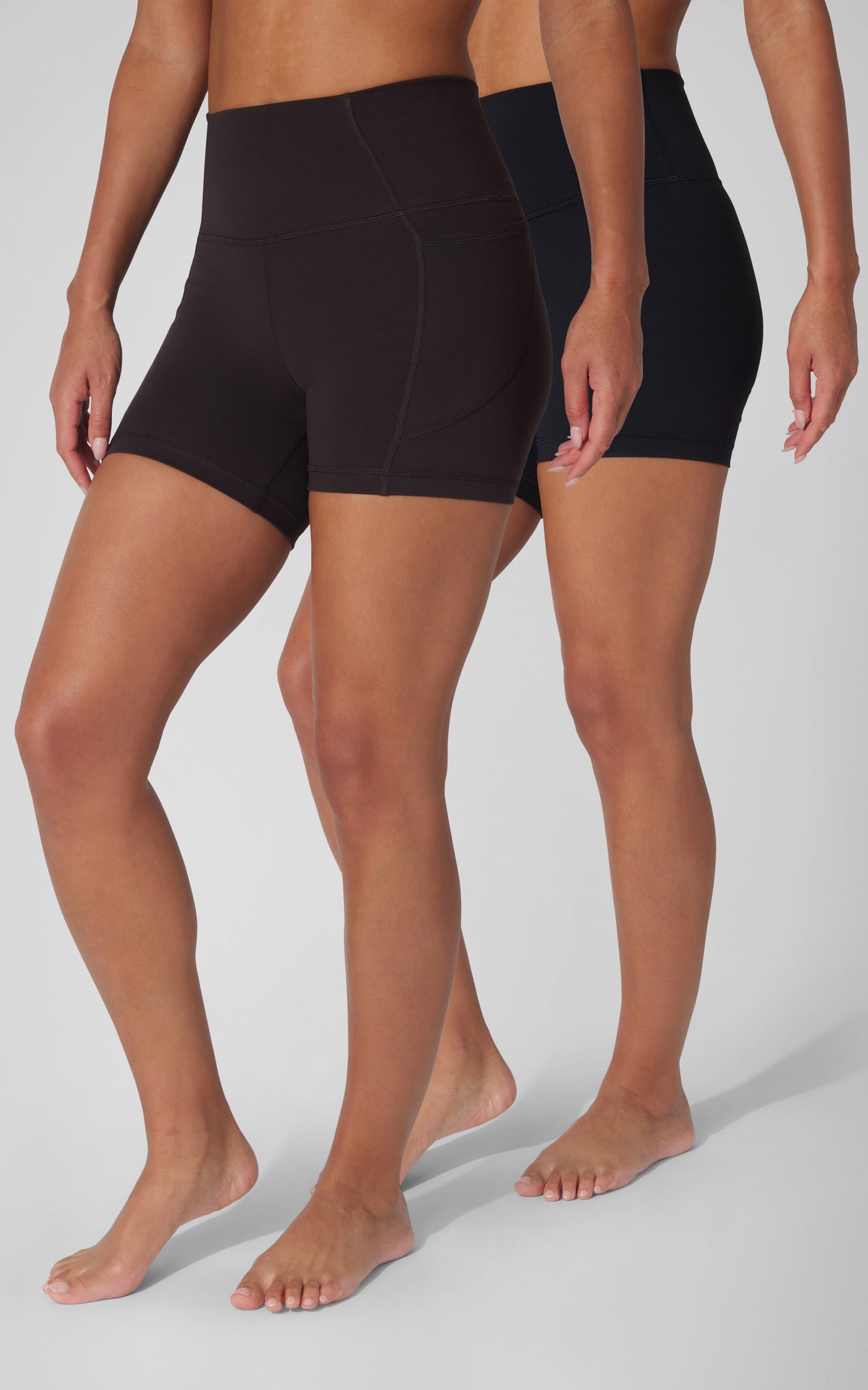 2 PK Wonderlink Elastic Free 5" Pocket Bike Short and Everyday Elastic Free 5" Short