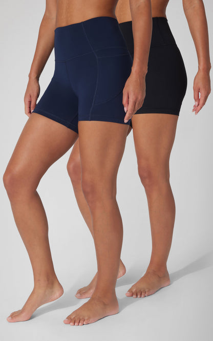 2 PK Wonderlink Elastic Free 5" Pocket Bike Short and Everyday Elastic Free 5" Short