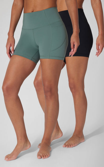 2 PK Wonderlink Elastic Free 5" Pocket Bike Short and Everyday Elastic Free 5" Short
