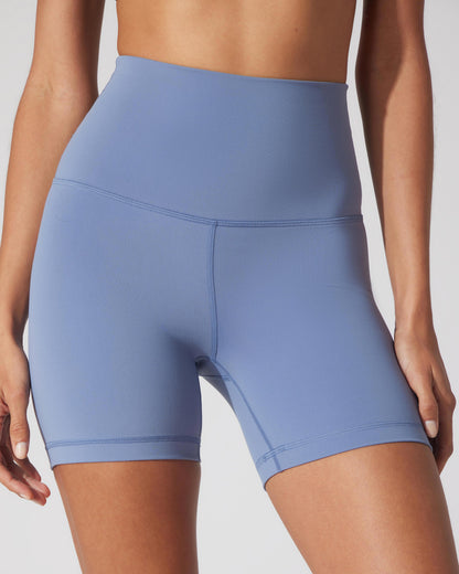 2 PK Skn Everyday 5" Super High Elastic Free Waist Short