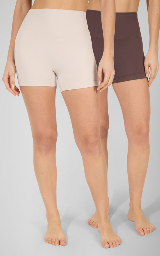 Lux 3 1/2" No Front Seam Bike Short 2 PK