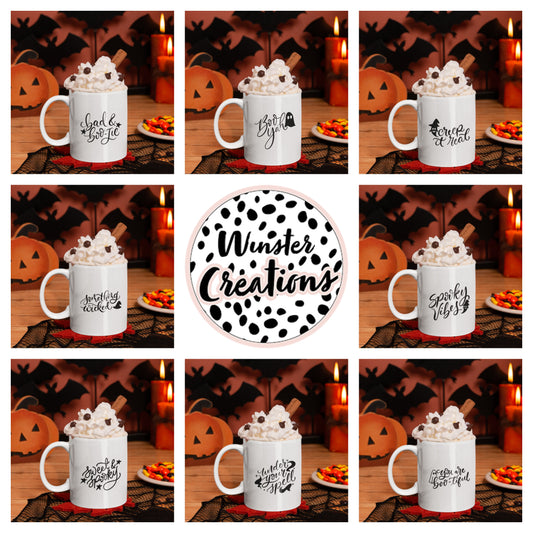 WinsterCreations™ Halloween Autumn Seasonal Assorted Designs Mug