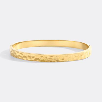 Mint & Lily Hammered Gold Cuff Bracelet