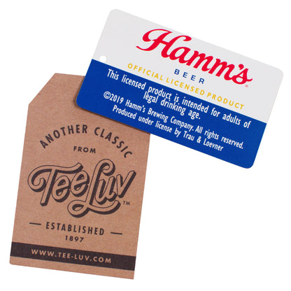 Hamm's Established 1865 White Print T-Shirt - Gray