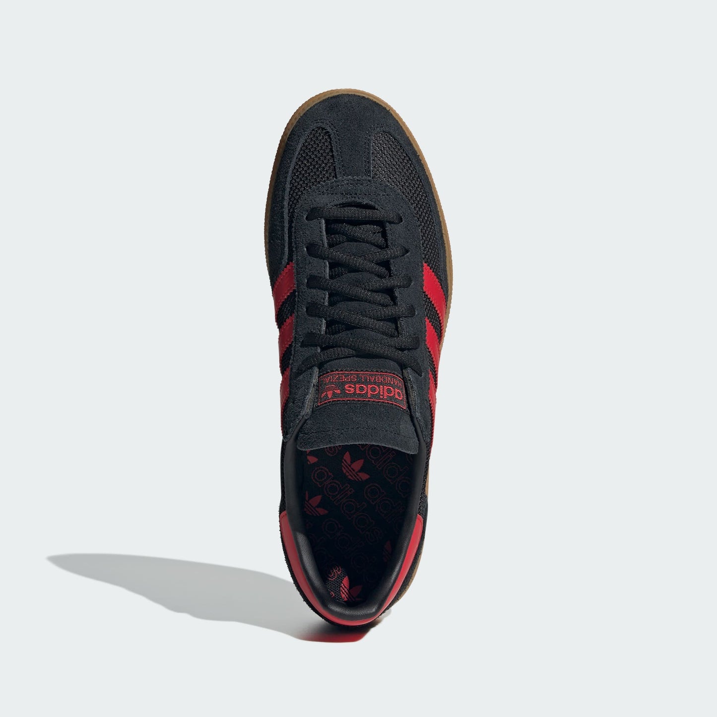 adidas Men's Handball Spezial 'Black Better Scarlet Gum' Sneakers