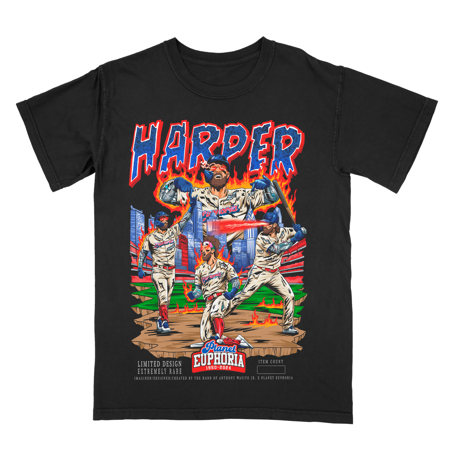 Bryce Harper V2 Limited Edition MLB Player Graphic T-Shirt