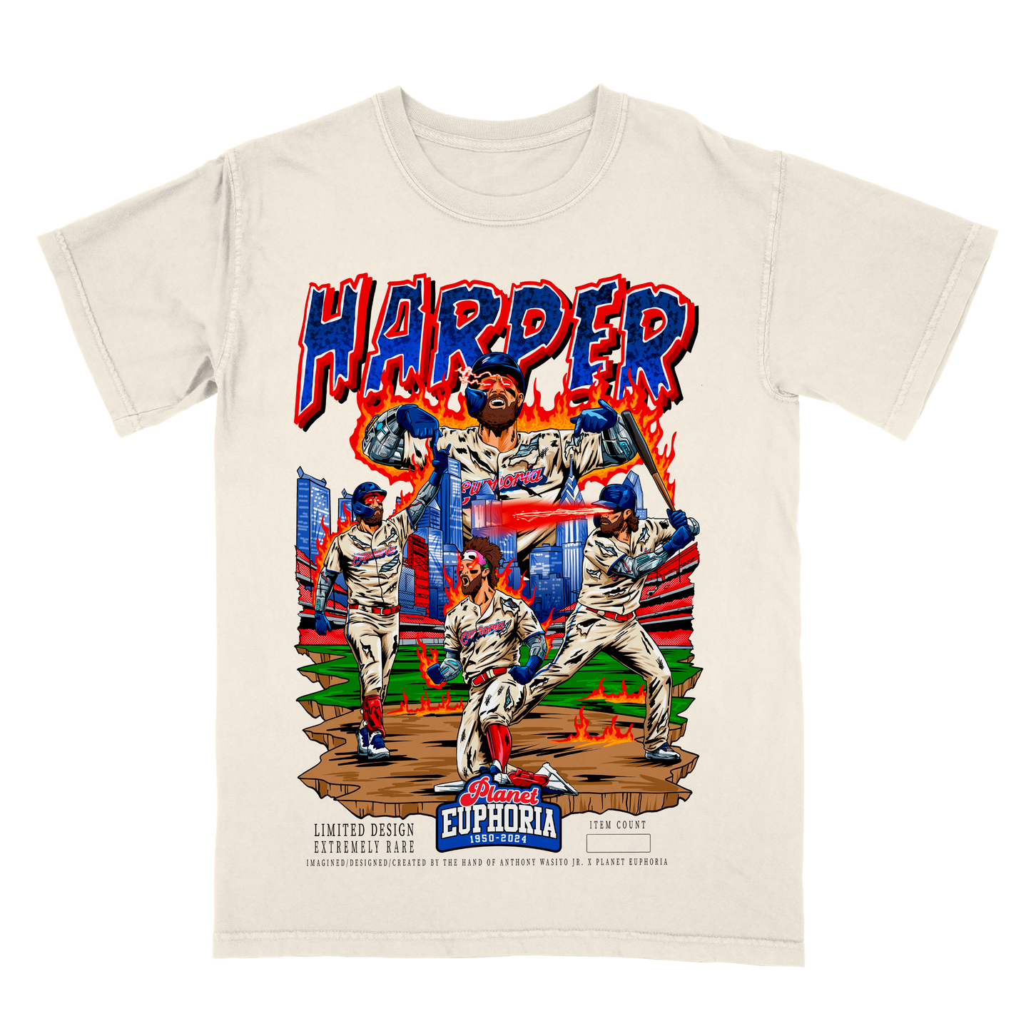 Bryce Harper V2 Limited Edition MLB Player Graphic T-Shirt