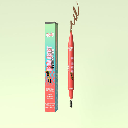 RUDE Ultimate Brow Artist - Slanted Pen and Brush - Hazel by Avera Group