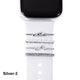 white lilac silver wavy line