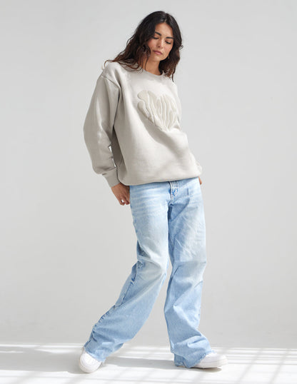 Elevated Faith Heart Jesus Unisex Crewneck