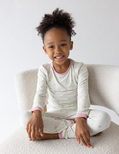 Elevated Faith Heart Bamboo Kids Pajama Set