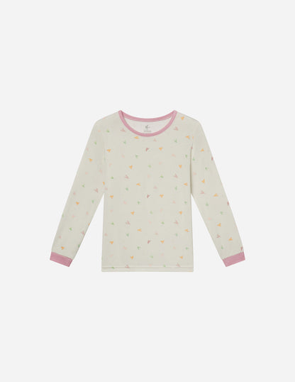 Elevated Faith Heart Bamboo Kids Pajama Set