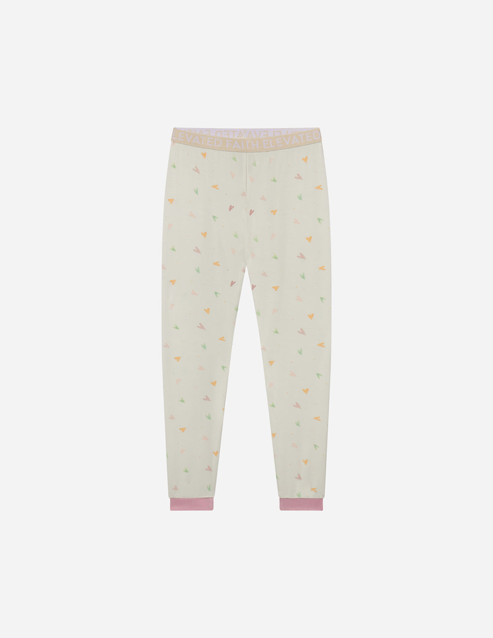 Elevated Faith Heart Bamboo Kids Pajama Set