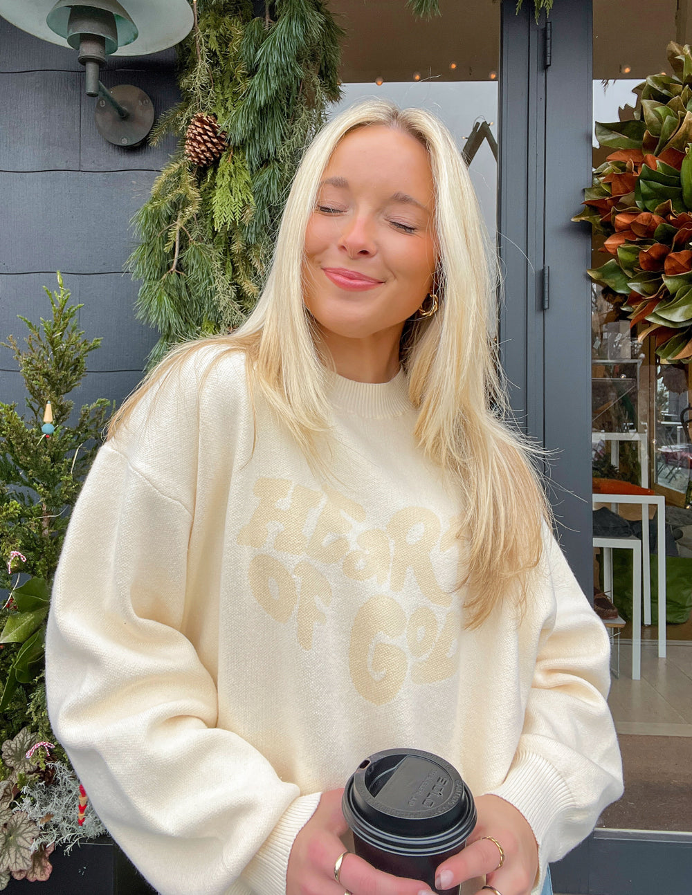 Elevated Faith Heart of God Knit Sweater