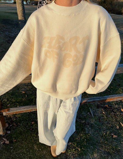 Elevated Faith Heart of God Knit Sweater