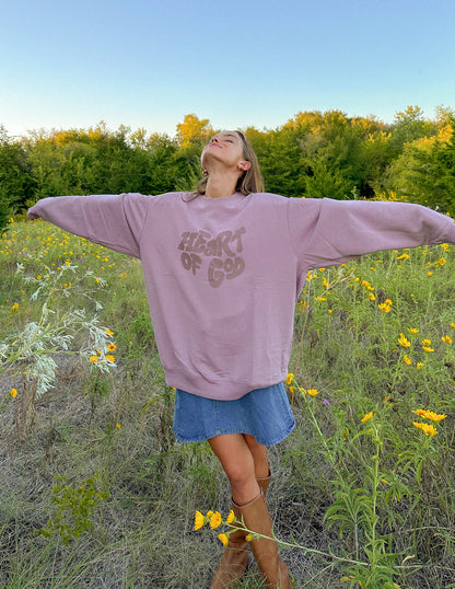 Elevated Faith Heart of God Unisex Crewneck