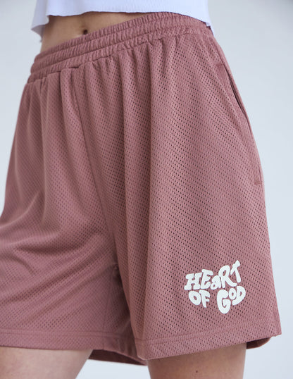 Elevated Faith Heart of God Unisex Mesh Short