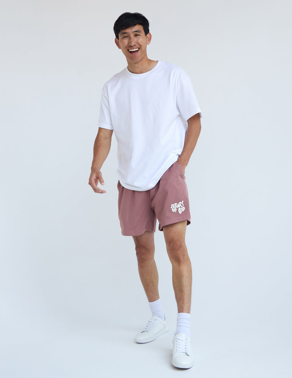 Elevated Faith Heart of God Unisex Mesh Short