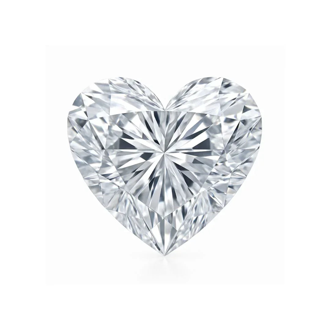 Heart Loose Lab Grown Diamond Stone VVS2 IGI Certified