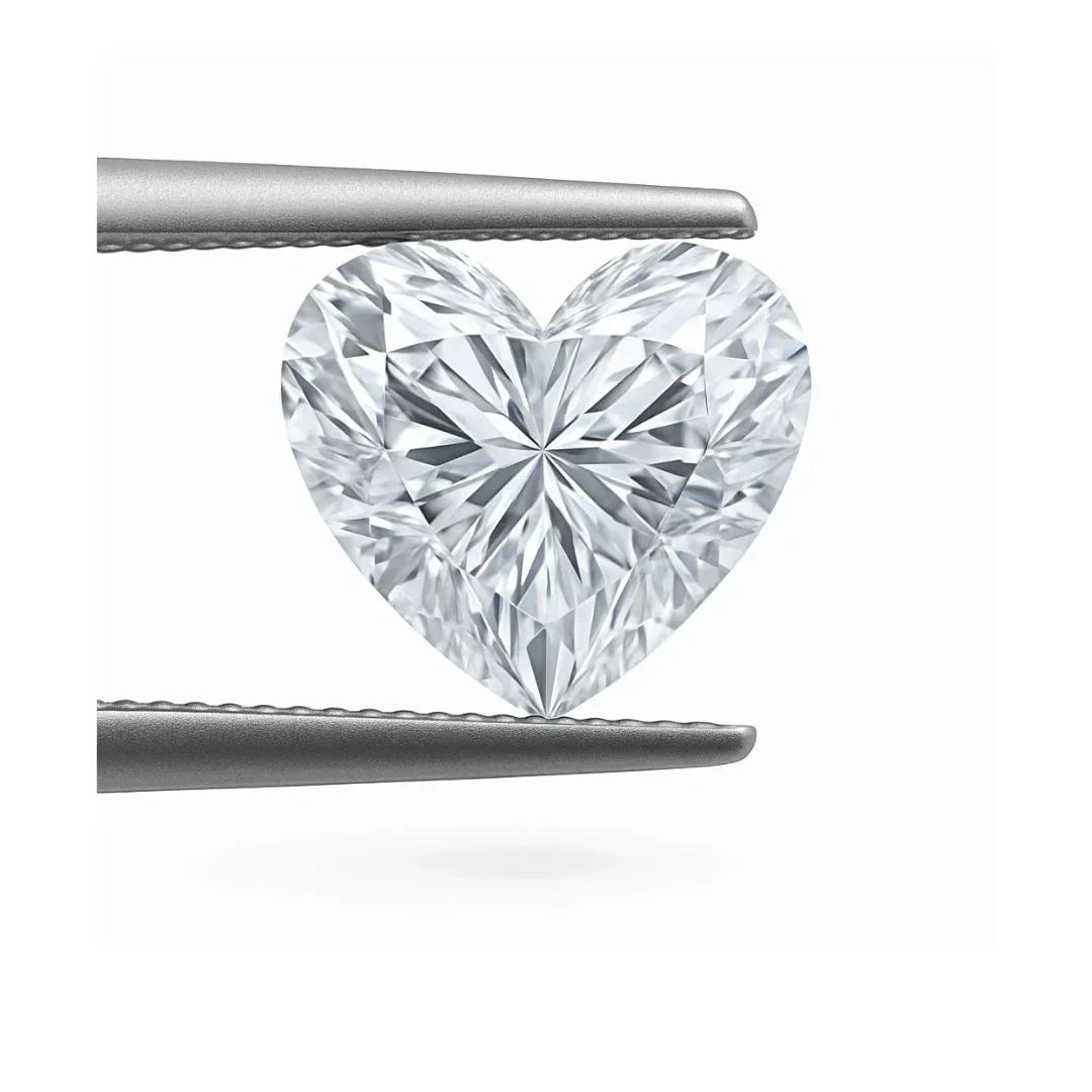 Heart Loose Lab Grown Diamond Stone VVS2 IGI Certified