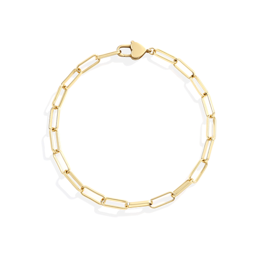 Mint & Lily Heart Padlock Bracelet