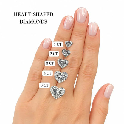 Heart Loose Lab Grown Diamond Stone VVS1 IGI Certified