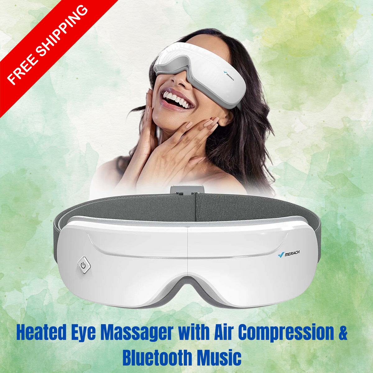 Heated Eye Massager with Air Compression