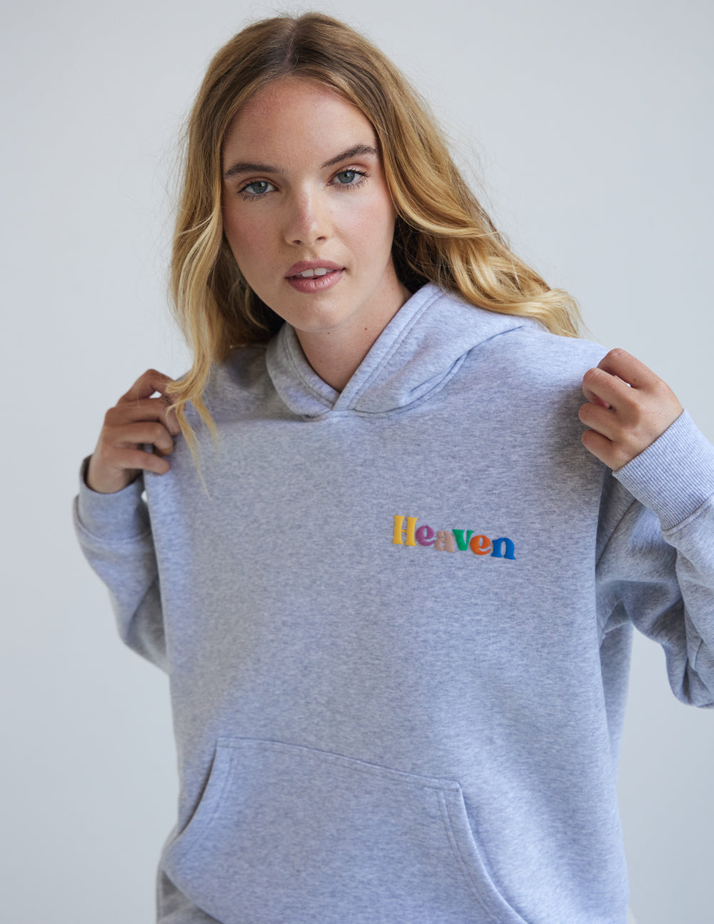 Elevated Faith Heaven Heather Grey Unisex Hoodie