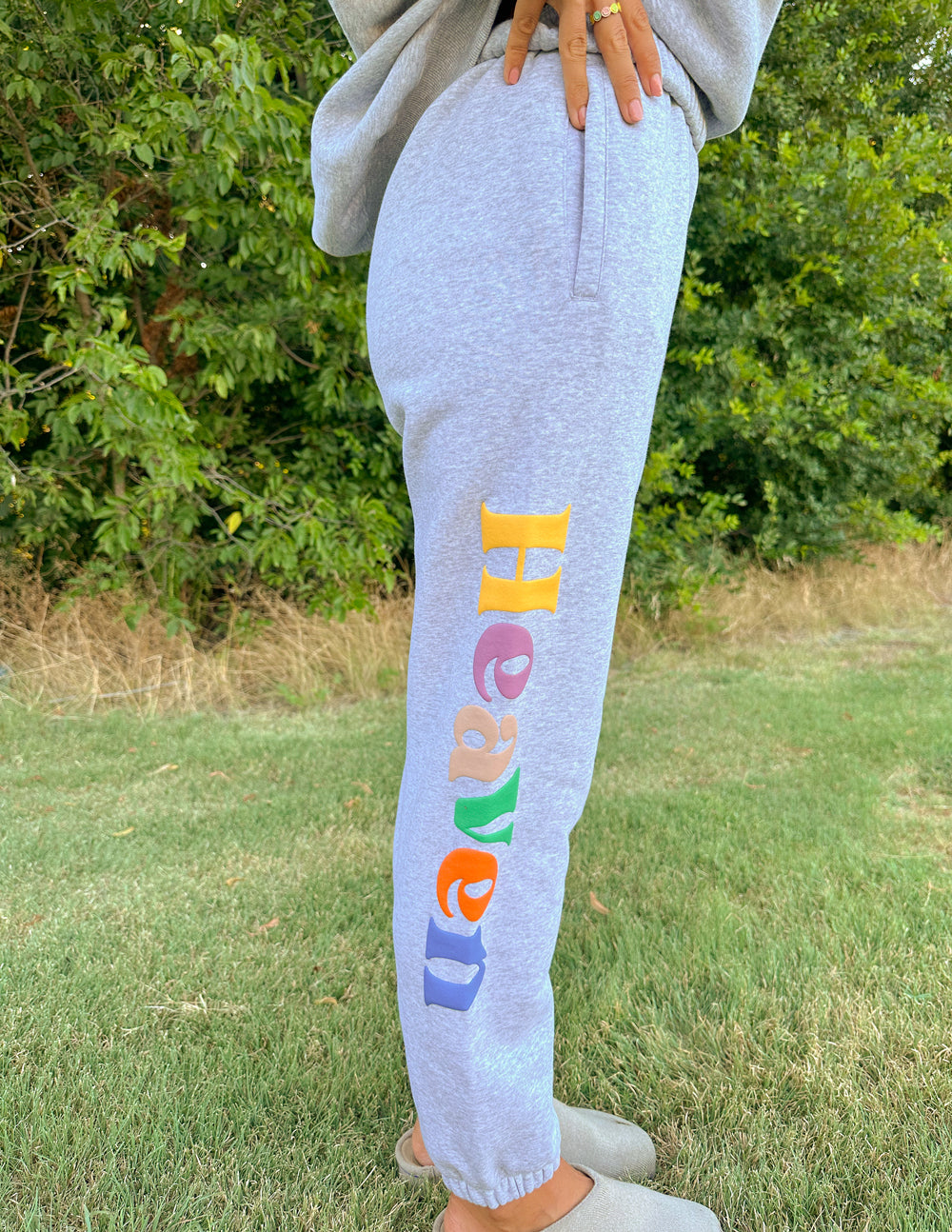 Elevated Faith Heaven Heather Grey Unisex Sweatpant