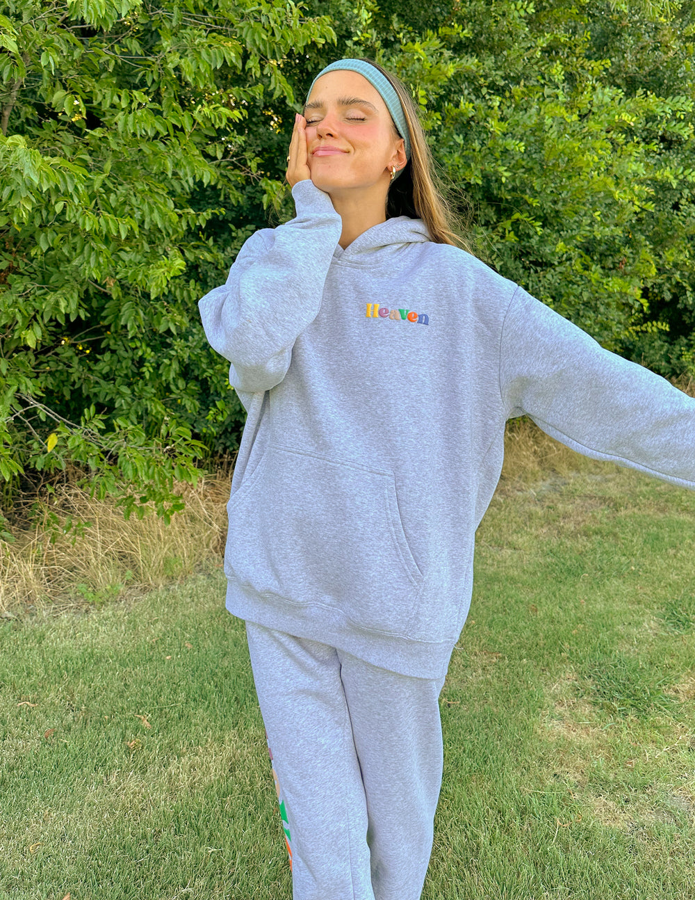 Elevated Faith Heaven Heather Grey Unisex Sweatpant