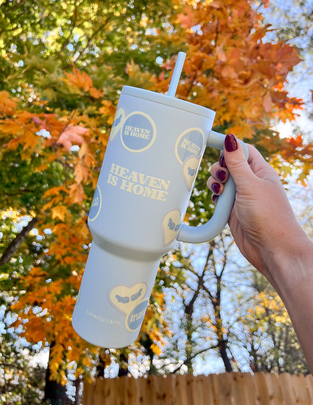 Elevated Faith Heaven Is Home 40 oz Ascend Tumbler