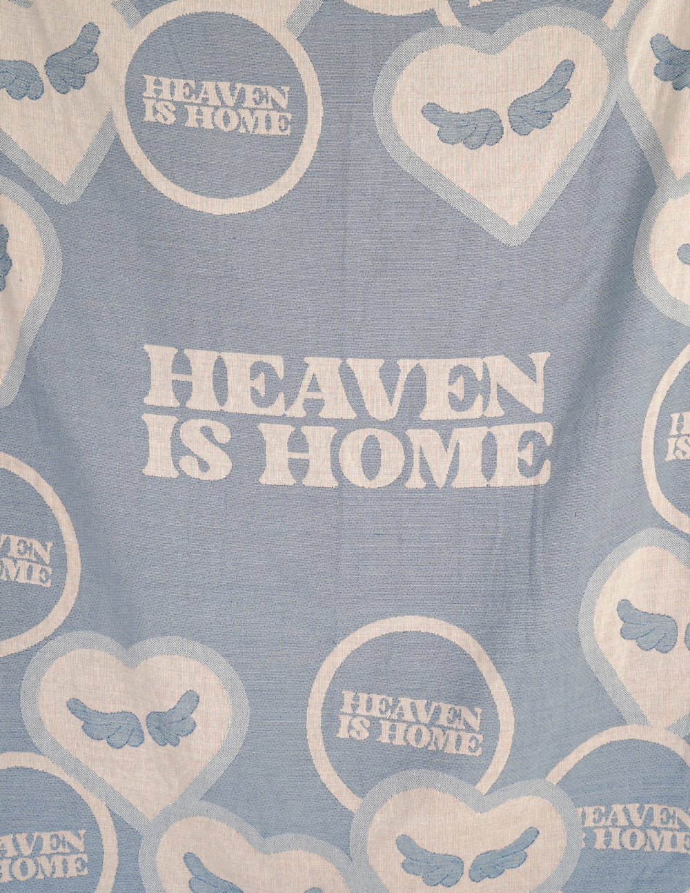 Elevated Faith Heaven Is Home Throw Blanket