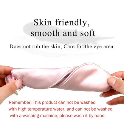 Silk Cotton Padded Eye Mask | Full Cover Light Block