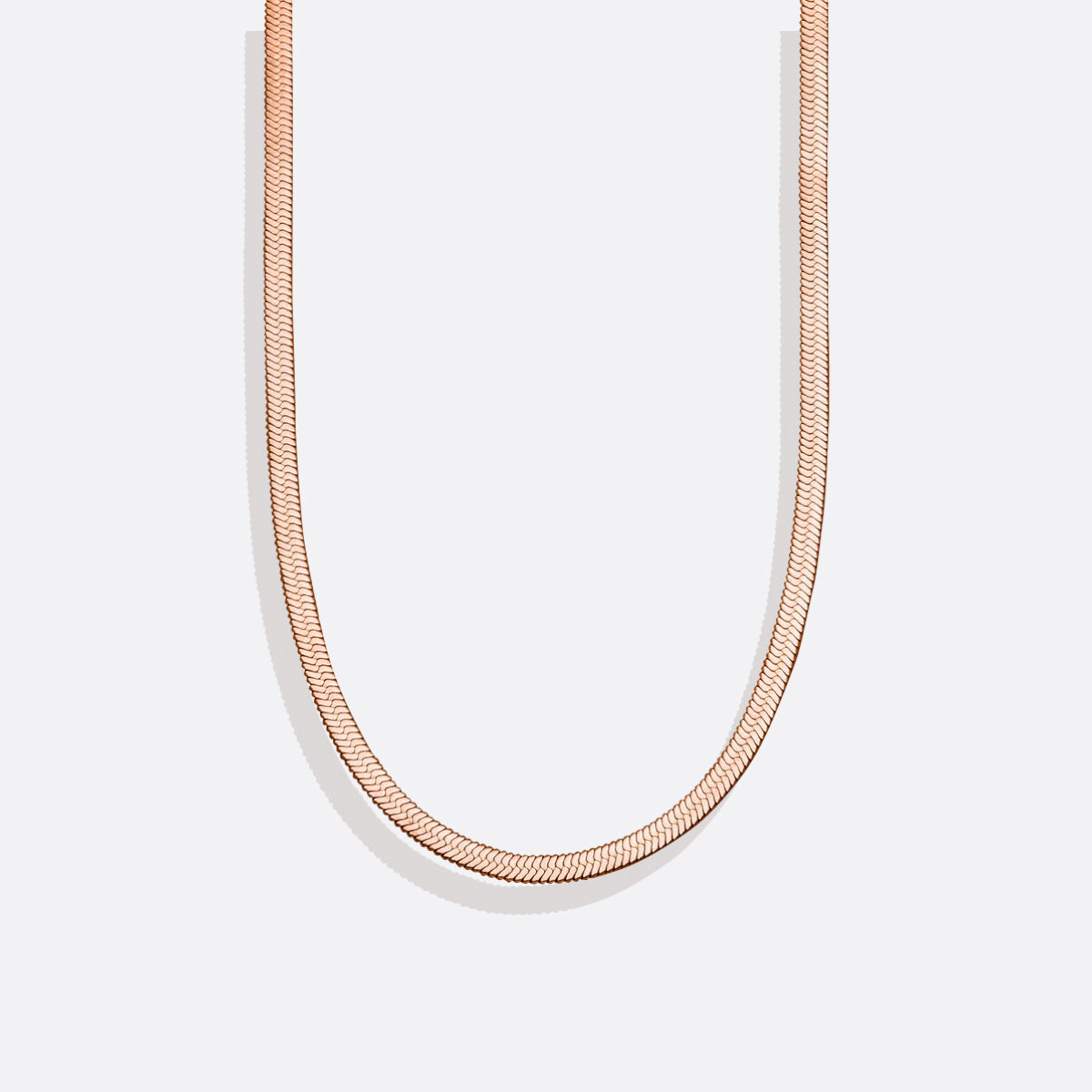 Mint & Lily Herringbone Gold Chain Necklace