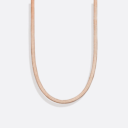 Mint & Lily Herringbone Gold Chain Necklace