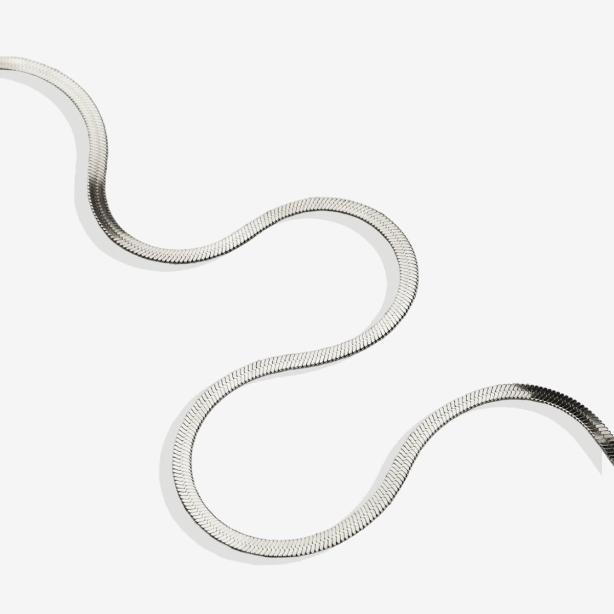 Mint & Lily Herringbone Gold Chain Necklace