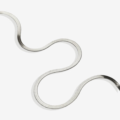 Mint & Lily Herringbone Gold Chain Necklace