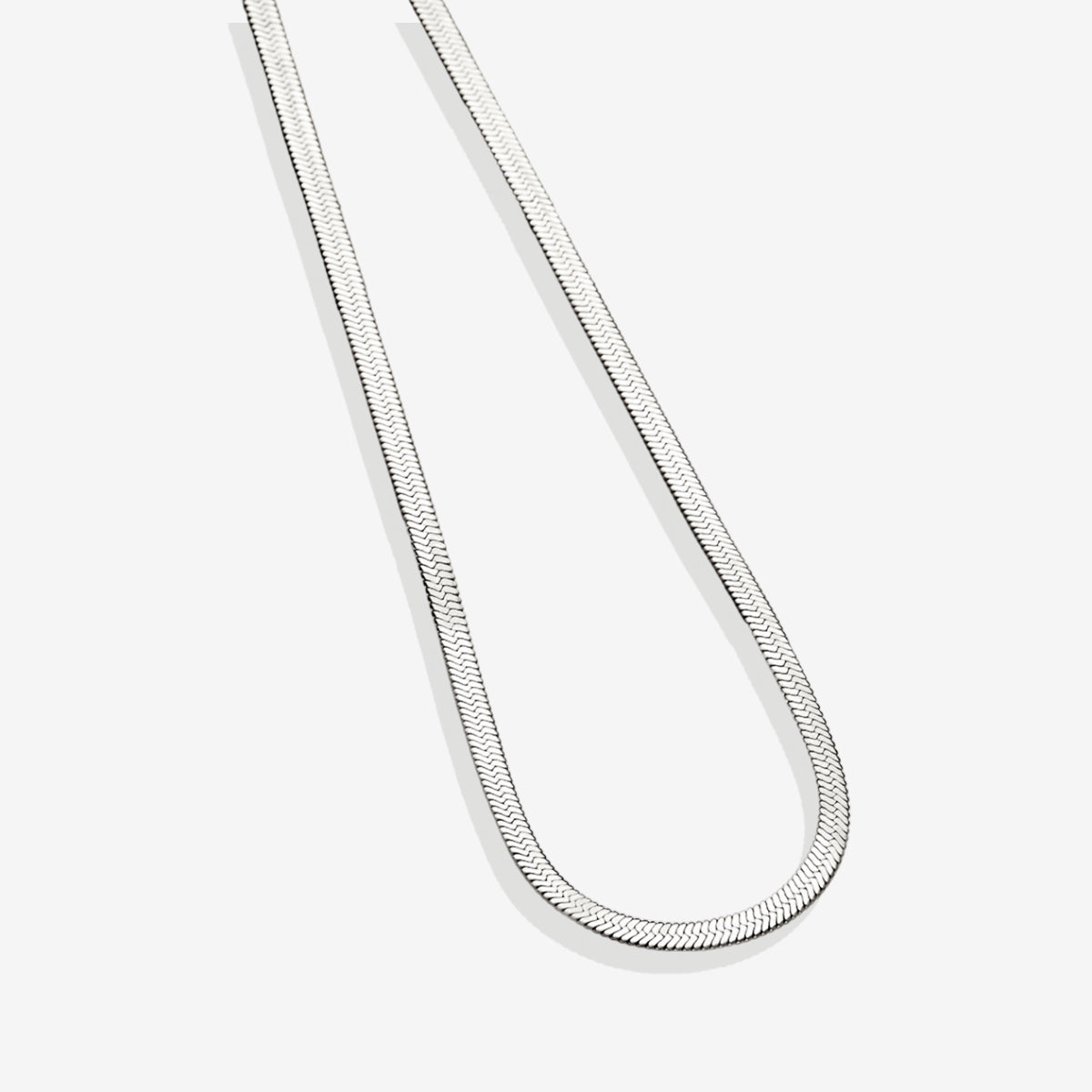 Mint & Lily Herringbone Gold Chain Necklace