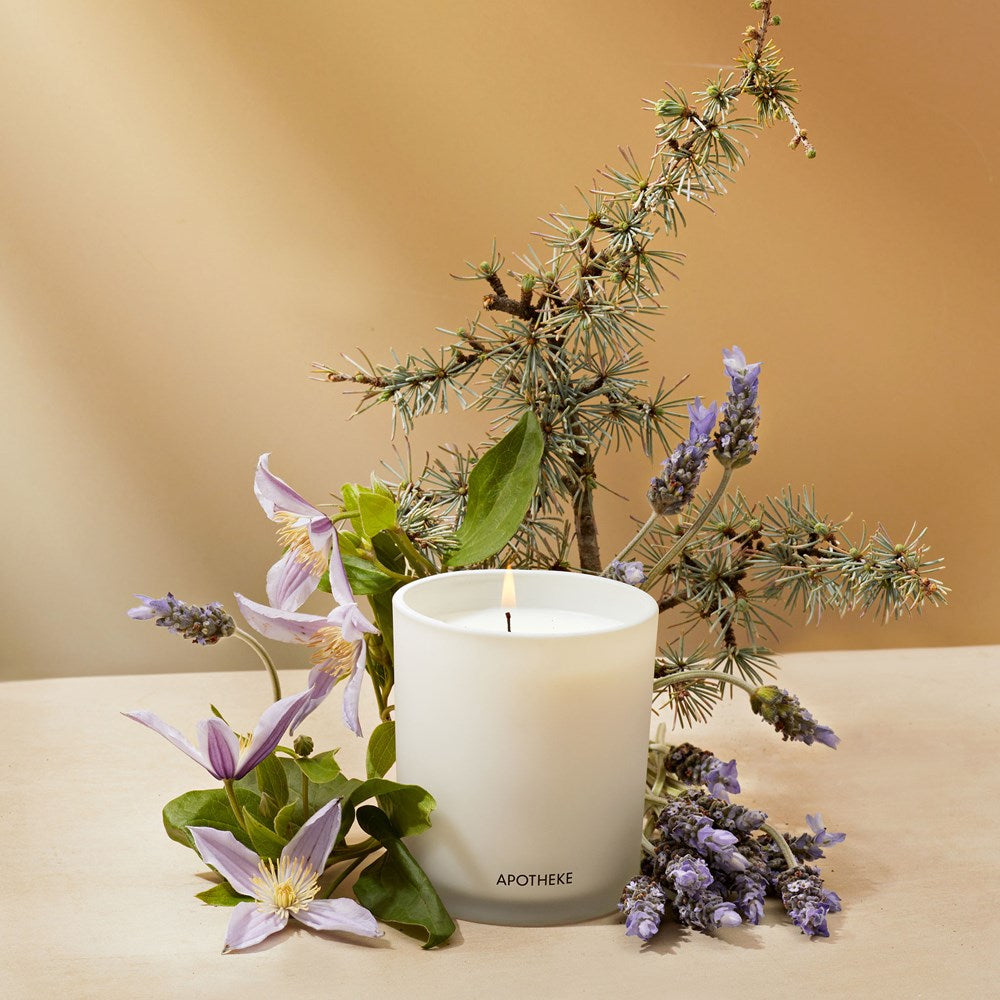 APOTHEKE Hinoki Lavender Classic Candle