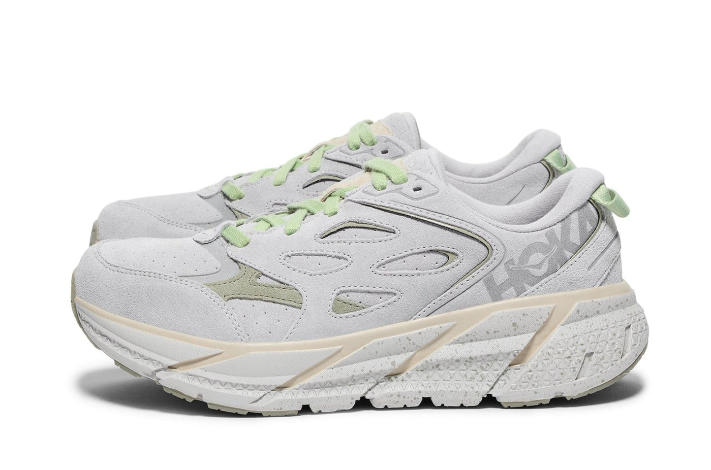 Hoka Men's U Clifton L Suede Athletic Shoes