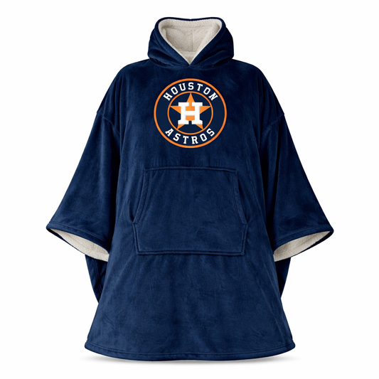 Houston Astros MLB Team Color Bloncho W/Logo Patch