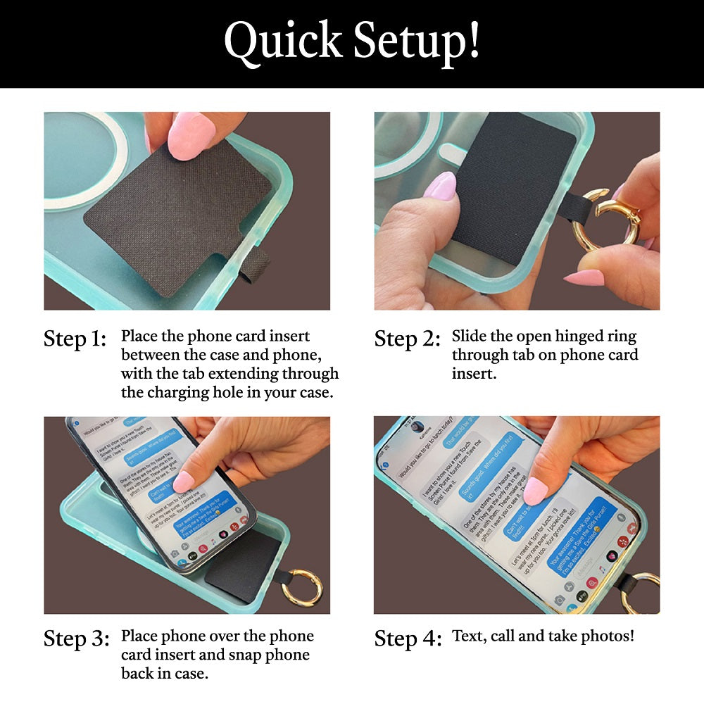Clip & Go Strap w/RFID Pouch Solid