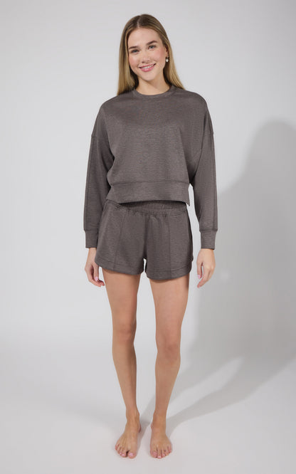 Softlite Pullover Sweatshirt and Short Set