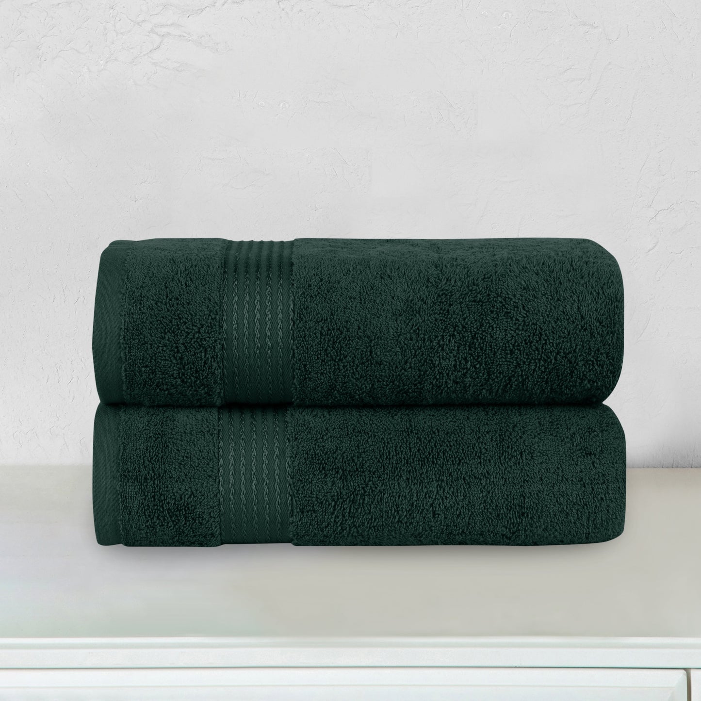 Elegant Comfort 2 Pack Premium Turkish Cotton Bath Towel Set, 27 x 54 inch
