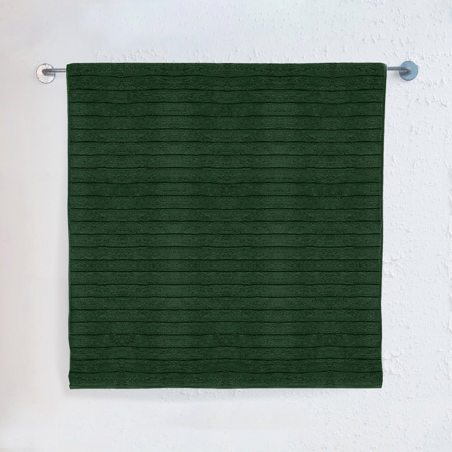 Elegant Comfort 1-Piece Premium Turkish Cotton Corduroy Stripe Jumbo Towel, 35x 70 inch