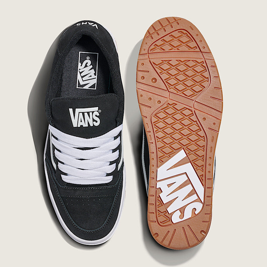 [vn000d819x1] Mens Vans Hylane Suede - Black/white