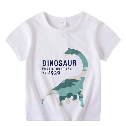 Cartoon Short Sleeve T-shirt for Kids (Boys & Girls)