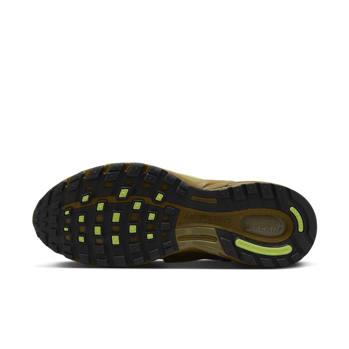 Nike Men's Air Pegasus Wave 'Khaki Pacific Moss Olive Flak Volt' Sneakers